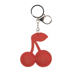 Clayre & Eef Keychain Cherries 7x2x13 cm Red Synthetic