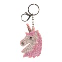 Clayre & Eef Keychain Unicorn 6x2x14 cm Pink Synthetic