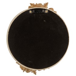 Clayre & Eef Miroir 14x2x16 cm Beige Plastique