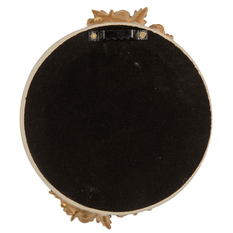 Clayre & Eef Miroir 14x2x16 cm Beige Plastique