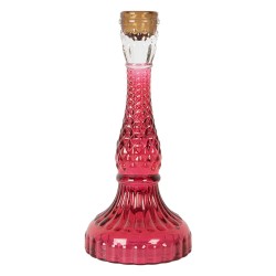 Clayre & Eef Chandelier Ø 10x22 cm Rose Verre