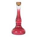 Clayre & Eef Candelabro Ø 10x22 cm Rosa Vetro