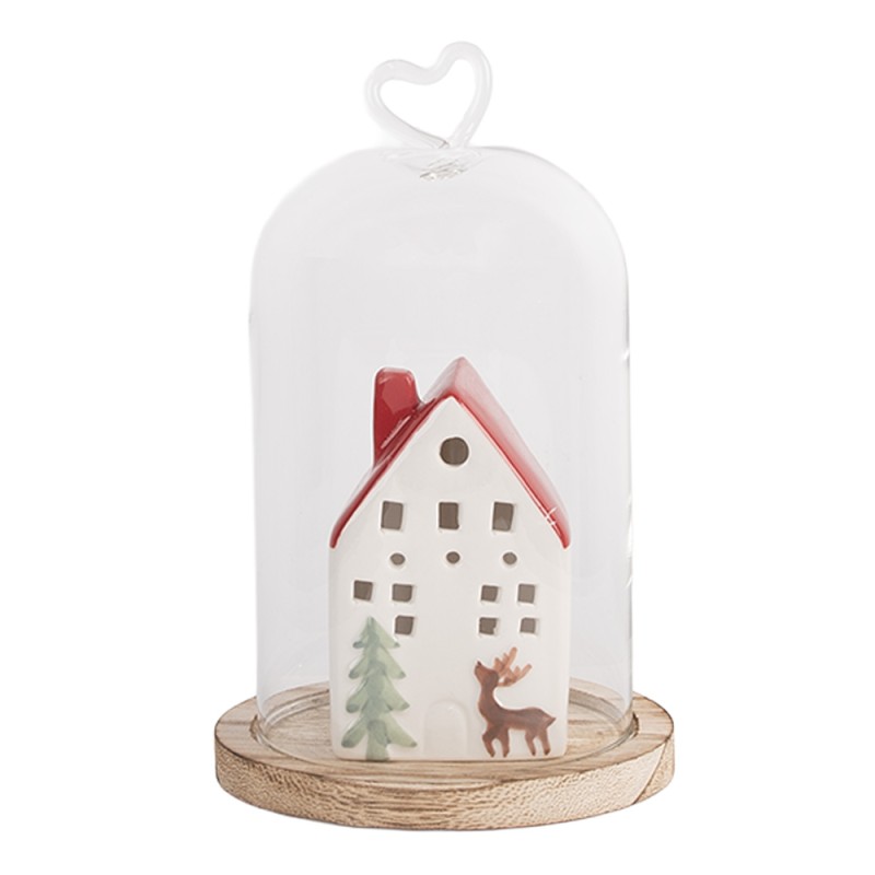Clayre & Eef Cloche Ø 12x19 cm Transparent Verre