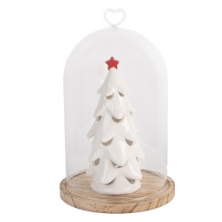 Clayre & Eef Cloche Ø 17x27 cm Transparent Glass
