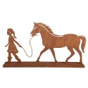 Clayre & Eef Image de décoration Enfant 42x7x22 cm Marron Métal