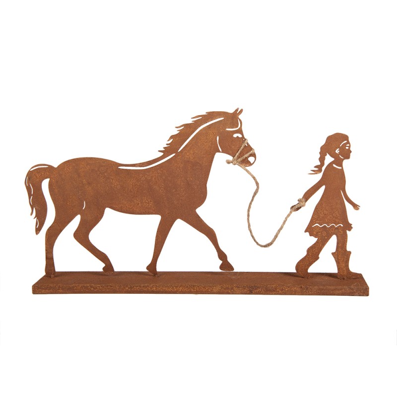 Clayre & Eef Image de décoration Enfant 42x7x22 cm Marron Métal