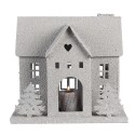Clayre & Eef Image de décoration Maison 26x17x24 cm Gris Métal
