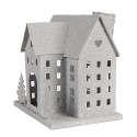 Clayre & Eef Image de décoration Maison 26x17x24 cm Gris Métal