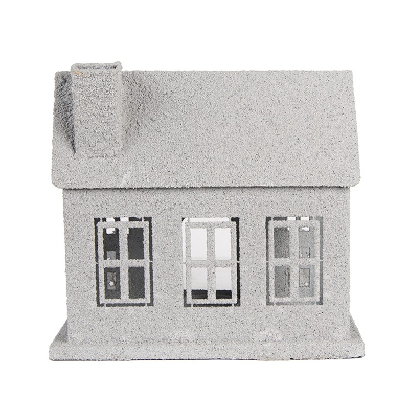 Clayre & Eef Image de décoration Maison 26x17x24 cm Gris Métal