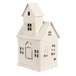 Clayre & Eef Image de décoration Maison 18x14x31 cm Beige Métal