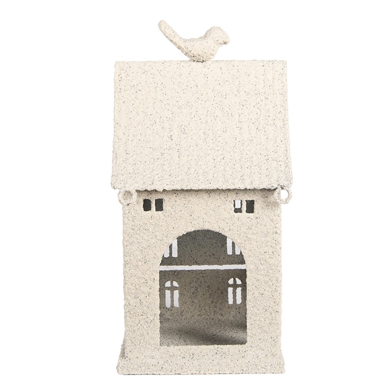 Clayre & Eef Image de décoration Maison 14x15x28 cm Beige Métal