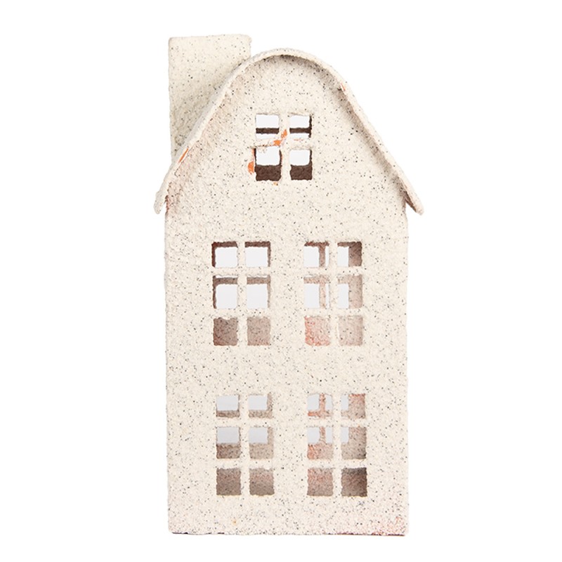 Clayre & Eef Image de décoration Maison 14x14x26 cm Beige Métal
