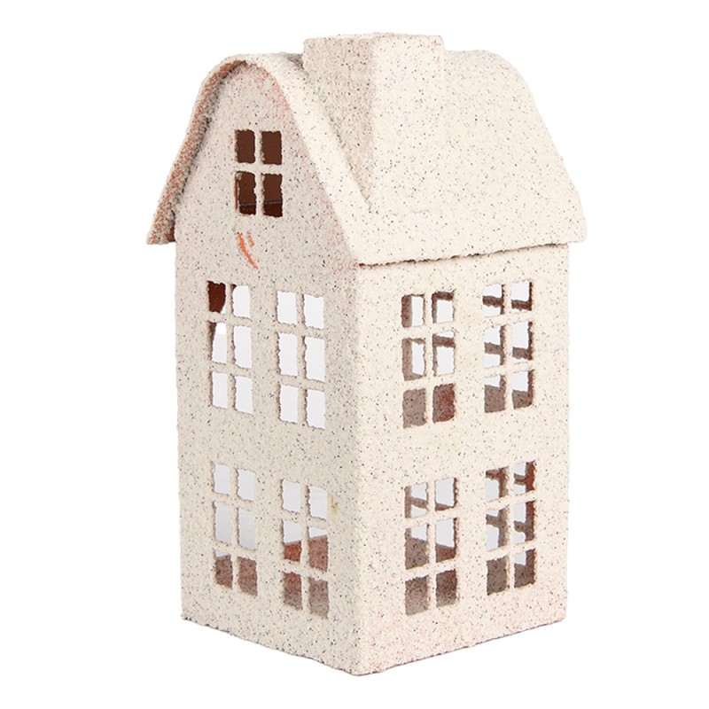 Clayre & Eef Image de décoration Maison 14x14x26 cm Beige Métal