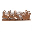 Clayre & Eef Portacandela 25x8x8 cm Marrone Metallo