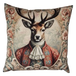 Clayre & Eef Federa per cuscino 45x45 cm Beige Poliestere Cervo