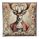 Clayre & Eef Federa per cuscino 45x45 cm Beige Poliestere Cervo