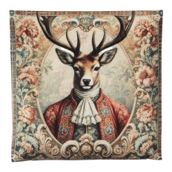 Clayre & Eef Federa per cuscino 45x45 cm Beige Poliestere Cervo