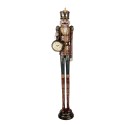 Clayre & Eef Christmas Decoration Figurine Nutcracker 10x10x66 cm Red Plastic