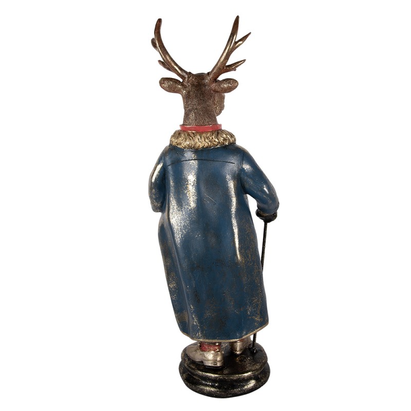Clayre & Eef Decorative Figurine Deer 25x18x66 cm Brown Plastic