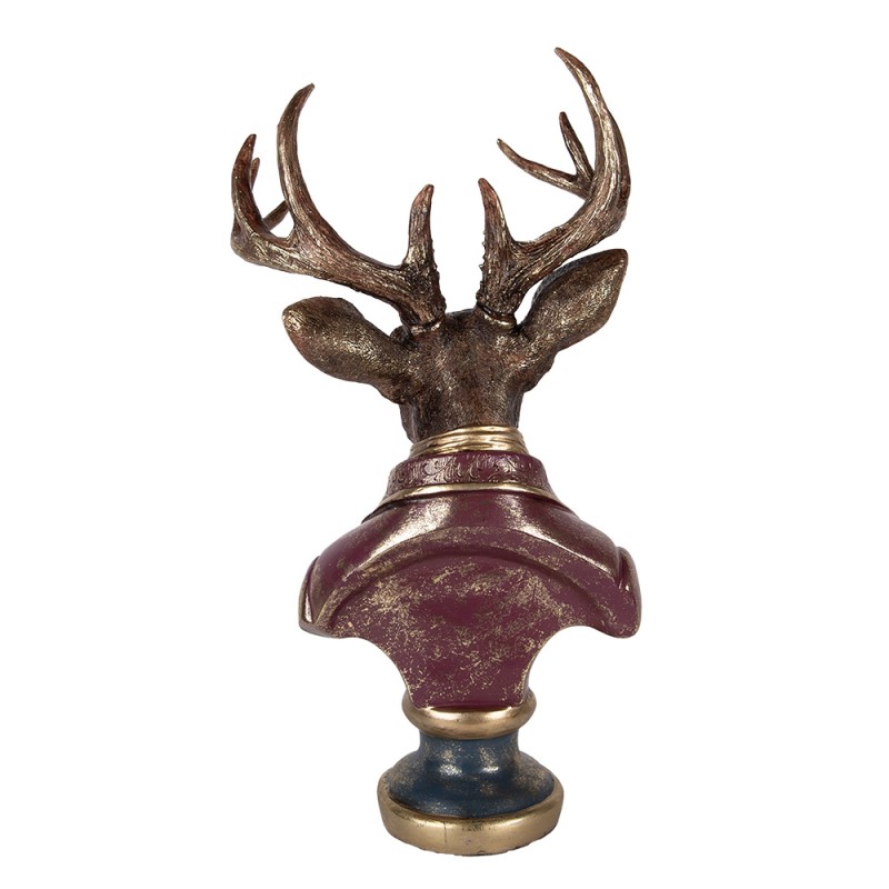 Clayre & Eef Decorative Figurine Deer 30x22x57 cm Brown Plastic