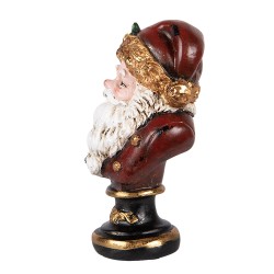 Clayre & Eef Christmas Decoration Figurine Santa Claus 9x8x15 cm Red Plastic