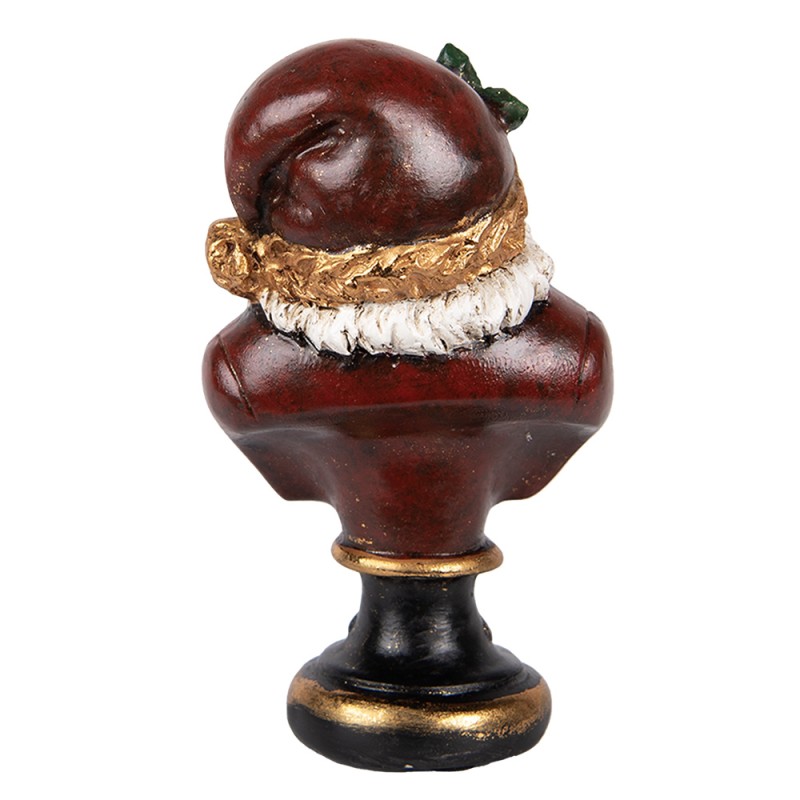 Clayre & Eef Christmas Decoration Figurine Santa Claus 9x8x15 cm Red Plastic