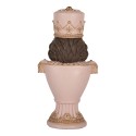 Clayre & Eef Christmas Decoration Figurine Santa Claus 16x10x30 cm Pink Plastic