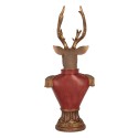 Clayre & Eef Decorative Figurine Deer 16x14x36 cm Brown Plastic
