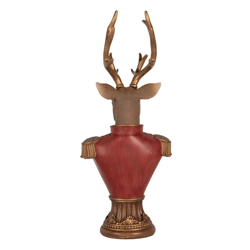 Clayre & Eef Decorative Figurine Deer 16x14x36 cm Brown Plastic