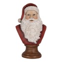 Clayre & Eef Christmas Decoration Figurine Christmas Tree 18x12x30 cm Red Plastic