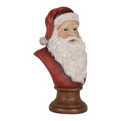Clayre & Eef Christmas Decoration Figurine Christmas Tree 18x12x30 cm Red Plastic