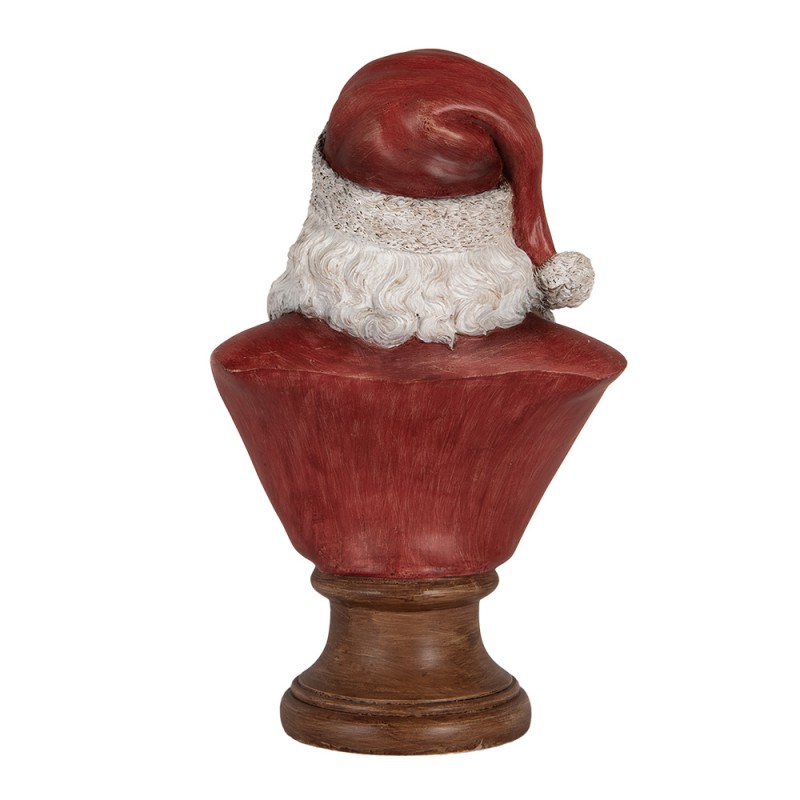 Clayre & Eef Christmas Decoration Figurine Christmas Tree 18x12x30 cm Red Plastic