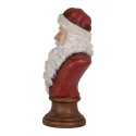 Clayre & Eef Christmas Decoration Figurine Christmas Tree 18x12x30 cm Red Plastic