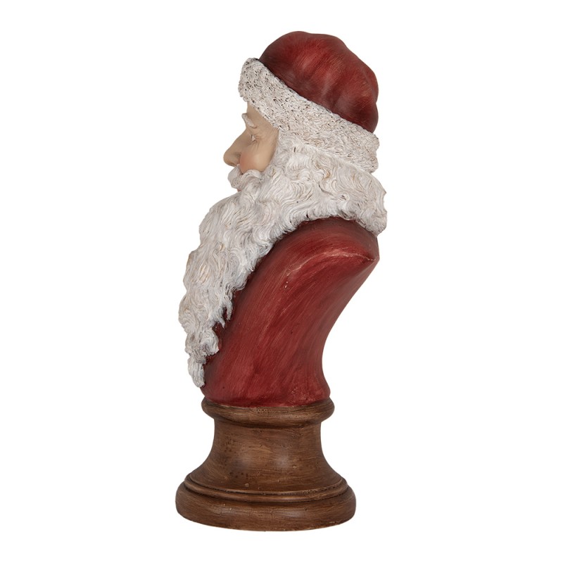 Clayre & Eef Christmas Decoration Figurine Christmas Tree 18x12x30 cm Red Plastic