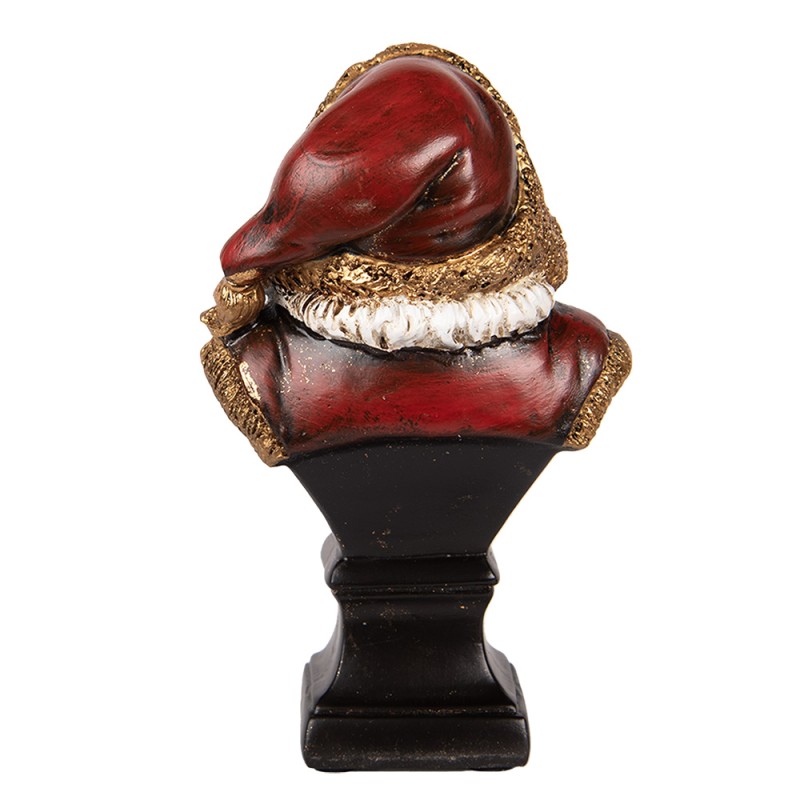 Clayre & Eef Christmas Decoration Figurine Santa Claus 10x8x17 cm Red Plastic