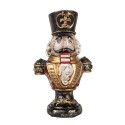 Clayre & Eef Christmas Decoration Figurine Nutcracker 9x6x15 cm Red Plastic