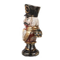 Clayre & Eef Christmas Decoration Figurine Nutcracker 9x6x15 cm Red Plastic