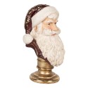 Clayre & Eef Décoration de Noël Image Père Noël 17x15x27 cm Rouge Plastique