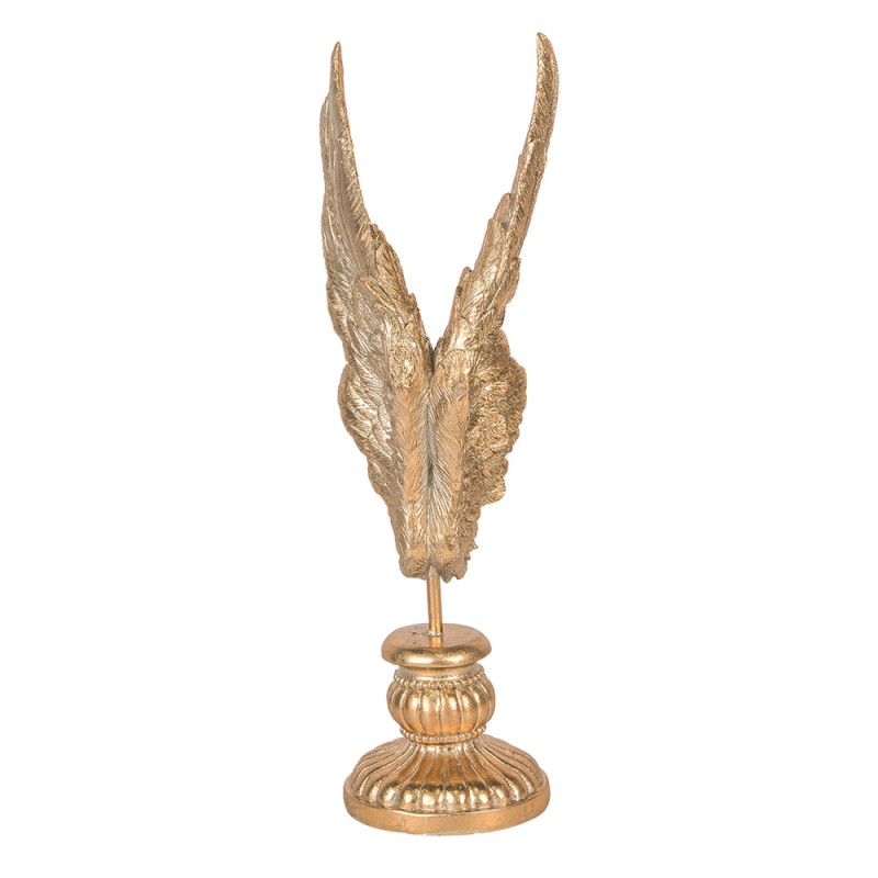 Clayre & Eef Statuetta decorativa Ali 10x10x33 cm Color oro Plastica