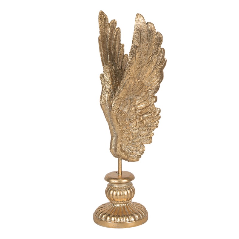 Clayre & Eef Statuetta decorativa Ali 10x10x33 cm Color oro Plastica