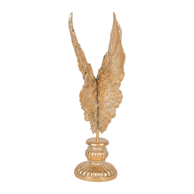 Clayre & Eef Statuetta decorativa Ali 10x10x33 cm Color oro Plastica