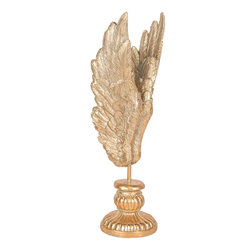 Clayre & Eef Statuetta decorativa Ali 10x10x33 cm Color oro Plastica