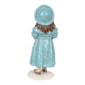Clayre & Eef Statuetta decorativa Ragazza 8x9x19 cm Blu Plastica