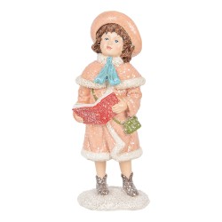 Clayre & Eef Statuetta decorativa Bambino 7x8x18 cm Blu Plastica