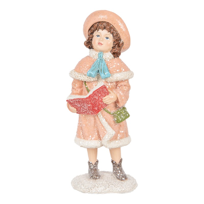 Clayre & Eef Statuetta decorativa Bambino 7x8x18 cm Blu Plastica