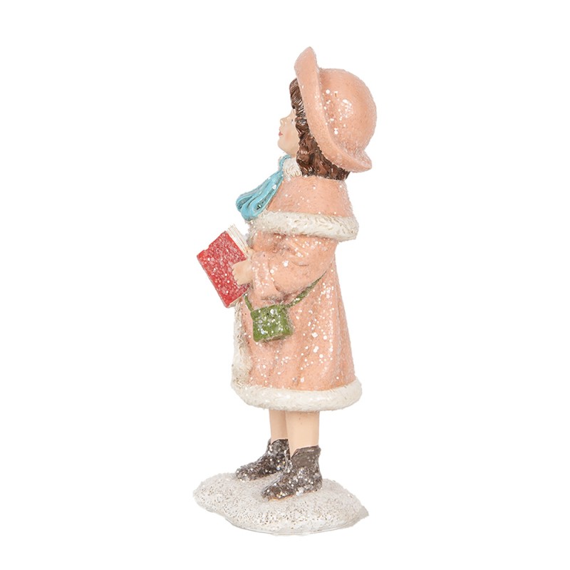 Clayre & Eef Statuetta decorativa Bambino 7x8x18 cm Blu Plastica