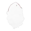 Clayre & Eef Décoration murale Père Noël 32x9x45 cm Blanc Rouge Plastique
