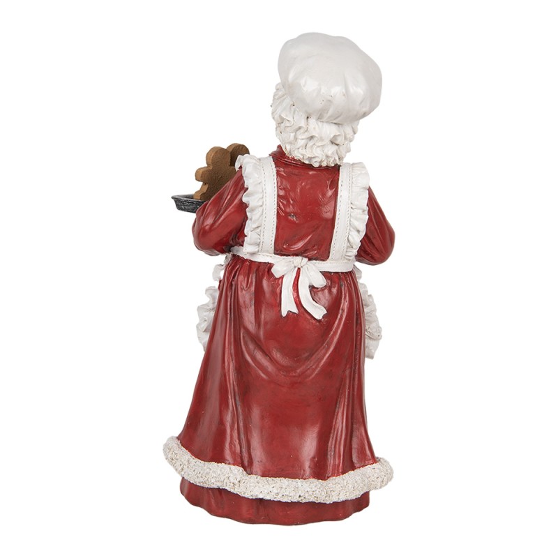 Clayre & Eef Décoration de Noël Image 15x15x30 cm Rouge Plastique