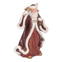 Clayre & Eef Décoration de Noël Image Père Noël 15x11x20 cm Rouge Plastique