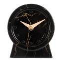 Gabriël Horloge de table 11x4x12 cm Noir Métal